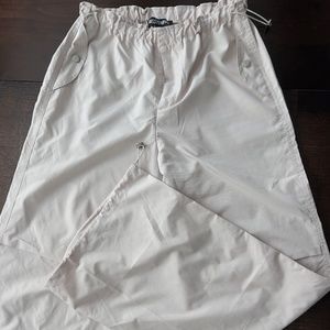 Missy Empire Beige Parachute Cargo Pants